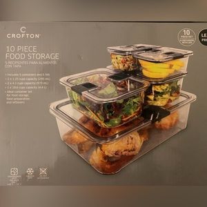 Crofton 10 piece food storage containers